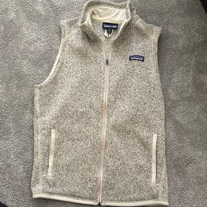 Patagonia Cream Fleece Vest